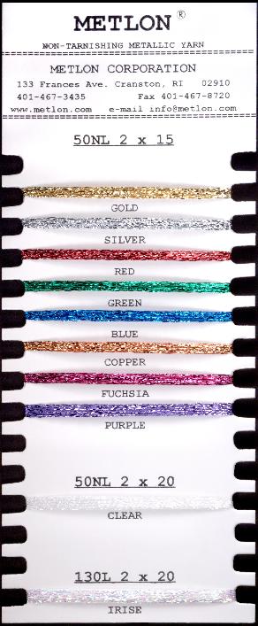 Metlon Supported Metallic Color Card